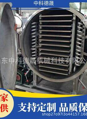 鸡胸肉低温冻干设备咖啡液真空冻干机鳕鱼蛋黄粉冷冻干燥机