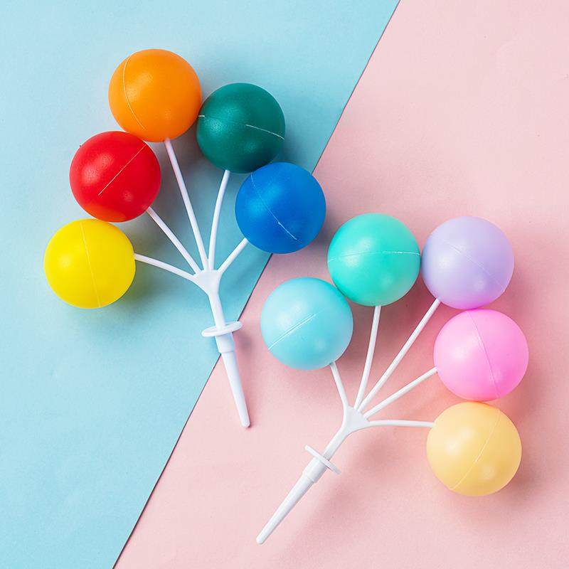 网红塑料彩色气球烘焙蛋糕装饰摆饰生日派对甜品台纸杯插件包邮,淘宝优惠券,粉丝福利购,淘宝优惠卷