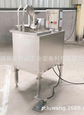 椰子切半取水机不锈钢商用劈椰机工厂用老椰子开半机