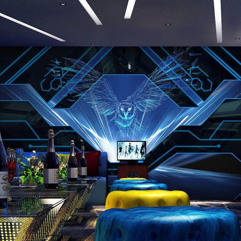 5D科技感ktv包厢墙布装饰DJ舞台电竞馆壁纸大型网咖无缝墙纸,淘宝优惠券,粉丝福利购,淘宝优惠卷