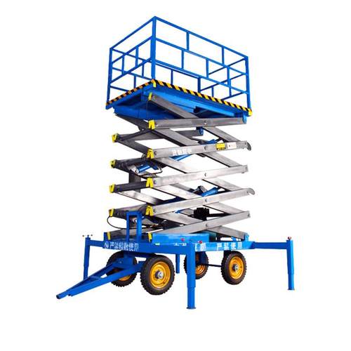 全自动升降货梯平台移动剪叉式升降机高空作业电动液压登高升降梯 - 图3