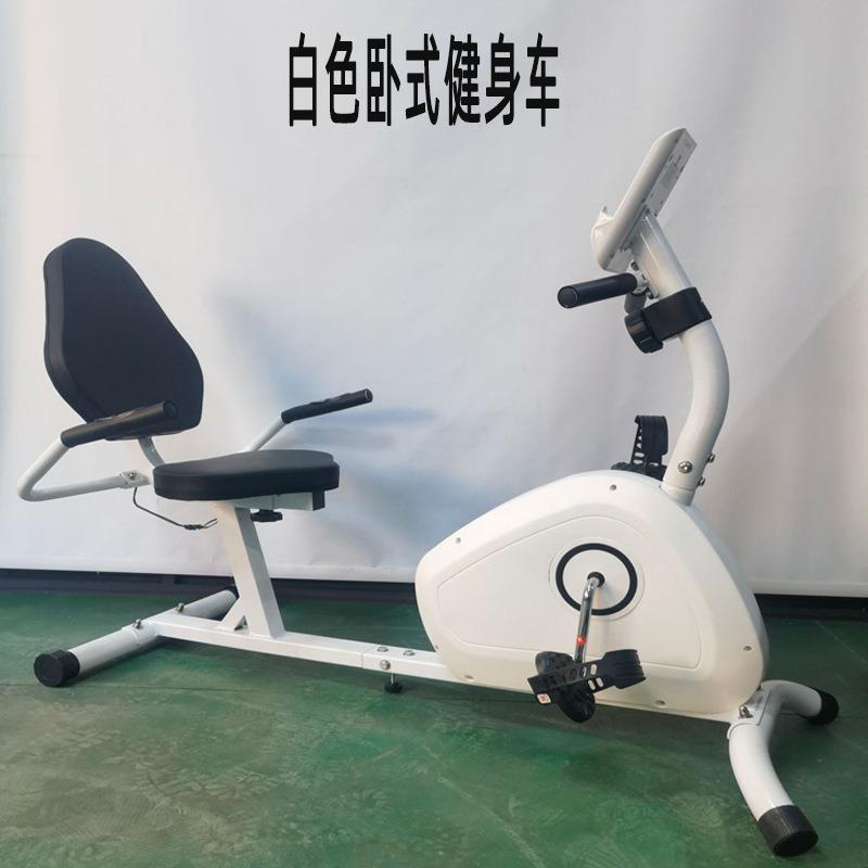 Cross-border e-commerce factory spot exercise bike horizontal magnetically controlled exercise bike spinning bike silent space walker