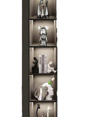 简约现代抽象人物书挡假书摆件高级感小众电视柜书柜轻奢装饰品