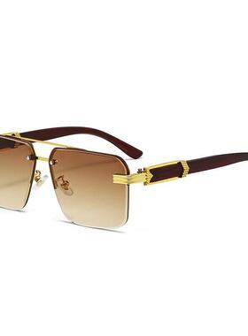 Unisex 4-Piece Retro Square Sunglasses - Oversized