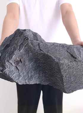 不规则PU麦太保假石头泡沫雕塑山商假场造垒景拍摄窗酒店橱绿植景