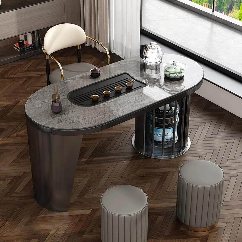 岩板茶桌椅组合阳台轻奢茶台现代家用小户型泡茶桌简约茶几小茶台,淘宝优惠券,粉丝福利购,淘宝优惠卷