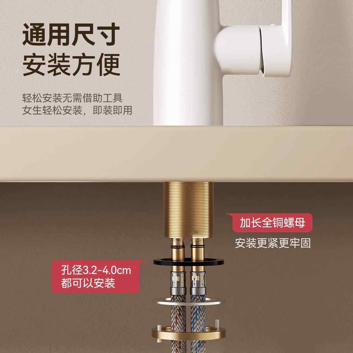 全铜家用厨房抽拉式水龙头伸缩洗菜盆专用水槽冷热两用360度旋转,淘宝优惠券,粉丝福利购,淘宝优惠卷