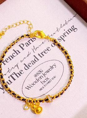 2026本命年红色手绳编织红绳古法葫芦爱心手链高级轻奢福禄平安首