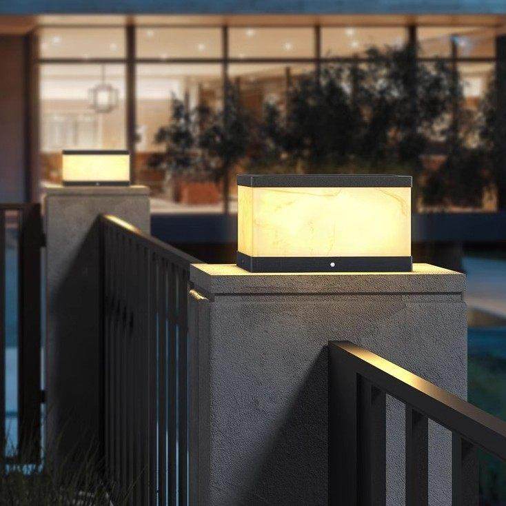 太阳能柱头灯户外庭院别墅大门两侧围墙花园柱子院子院墙门垛柱灯,淘宝优惠券,粉丝福利购,淘宝优惠卷