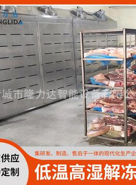全自动低温湿解冻库羊酮体低温湿解冻机缓化解冻设备