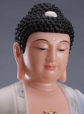 汉白玉娑婆三圣佛像大全三宝佛观音佛像供奉家用地藏菩萨佛像摆件