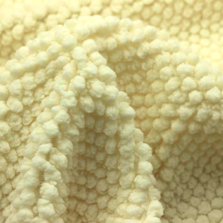 提花宝宝绒服装家纺面料纬编菠萝格玉米粒绒提花梳棉绒舒棉绒布料,淘宝优惠券,粉丝福利购,淘宝优惠卷