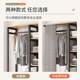 Wardrobe steel frame structure simple assembly cloth wardrobe household bedroom sturdy and durable small apartment storage cabinet wardrobe