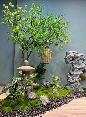仿真吊钟树人造假绿植装饰园林工程景观庭院茶室书店道具布景摆件