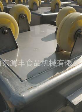 不锈钢小料车宠物食品厂肉料车狗粮猫粮原料周转车手推式肉料车