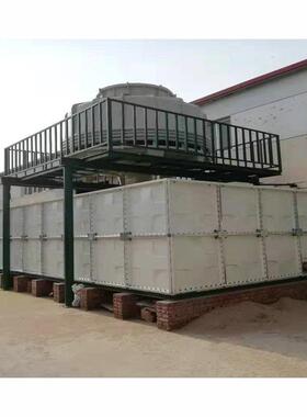 smc模压玻璃钢水箱消防水箱拼装楼顶保温方形组合式玻璃钢水箱