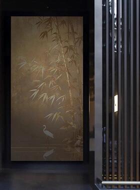 《节节升》新中式大气辉煌装饰画酒店大堂茶室入户走廊玄关挂画