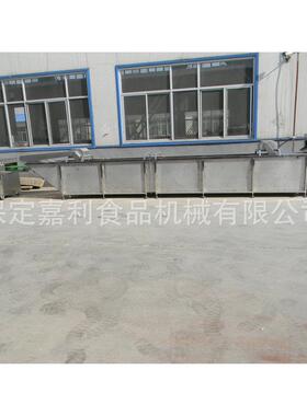 不锈钢大容量水槽冷却设备杀菌冷却线低温灭菌机三层立式冷却线