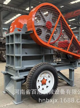 柴油小型鄂破机碎石机200*300型号硬矿石加工便携移动颚式破碎机