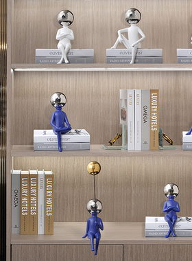 轻奢现代软装搭配家居装饰品酒柜样板房装饰品摆件电视柜客厅摆设