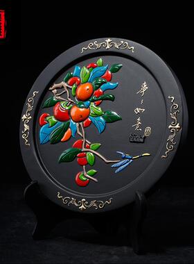 高档金乌炭 事事意家居工客厅办公室摆件雕炭雕装饰品艺品创意如