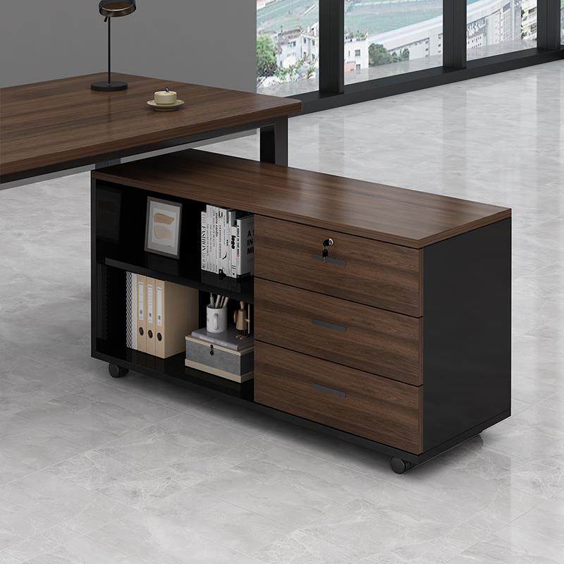 文件柜桌下收纳柜办公柜置物柜边柜木质落地收纳柜矮柜带锁抽屉柜,淘宝优惠券,粉丝福利购,淘宝优惠卷