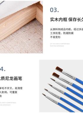 DIY数字油画成人儿童跨境外贸手绘填色风景装饰画6106 蔷薇花园