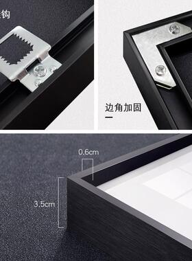 现代简约抽象波兰黑白游戏格子装饰画工业风办公室墙壁画几何挂画