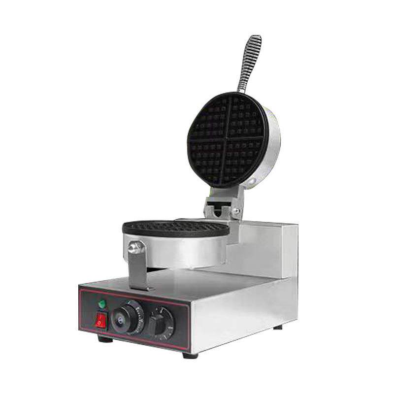 Decheng commercial double-sided heating checkered cake machine electric heating waffle oven single-head waffle machine pancake machine direct supply from the manufacturer