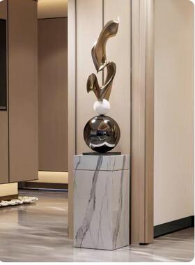 热销艺贝电艺术雕子塑现几何落地摆件代酒店会所样板DS-2024-房玄