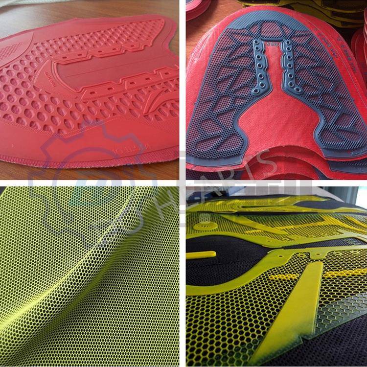 KPURPU cloth on PU casual sports 3D luggage shoe material fabric kpu mechanical hydraulic press