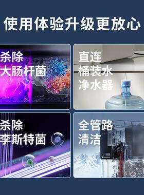 Unities有逸M5冰块冷水即热台式管线自动上水桶装饮水机制冰机