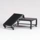 Ebony solid wood Ming style square table vase antique ornaments porcelain teapot bonsai jade base heightened wooden holder