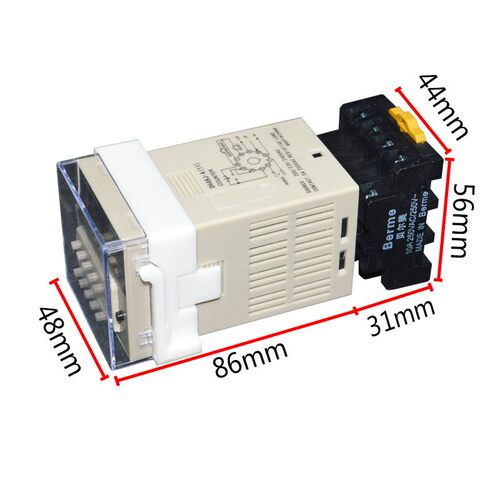 数字显示数字计数器继电器Dh48J-11A计数器Dh48J-A计数器11针带内 - 图2