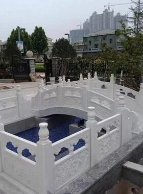 石雕栏杆汉白玉栏板大理石护河栏杆花岗岩旗台栏板雕塑厂家