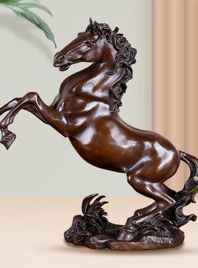 一件起批铜马摆件NSG全铜到成功跃马马生肖马家居玄装饰品摆关件