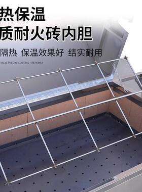 架子全自动商用烤羊机家用烤羊炉烤羊炉无烟木炭专用炉炉子烤全羊