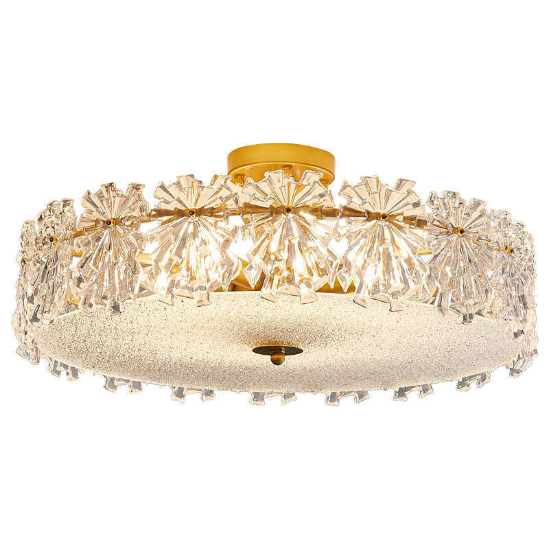 法式轻奢个性玻璃吸顶灯卧室房间灯北欧家用温馨客厅书房餐厅灯具,淘宝优惠券,粉丝福利购,淘宝优惠卷