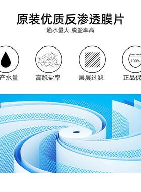 汇通膜800加仑RO工业反渗透售水机4021时代沃顿净水器纯净水滤芯