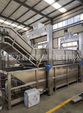 万利源SUS304龙门提升式恒温水循环肉制品化冻化冰设备猪头解冻机