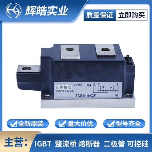 MCD255-16IO1 MDD44-16N1B 双向可控硅 晶闸管 电子元器件 现货 - 图0