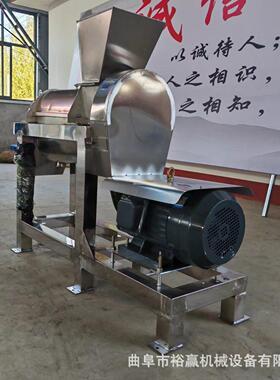 生姜黄精商用榨汁机 大型苹果梨破碎压榨机 工业蔬菜水果挤汁机