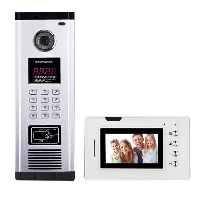 Building intercom access control system visual all-in-one unit community unit networking intelligent security monitoring doorbell indoor unit