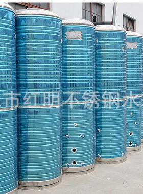 厂家大量销售圆柱形304不锈钢水箱支持定制