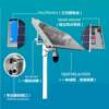 170W lithium battery, light and storage integrated solar security monitoring power supply system, one-click start, ready to install and use