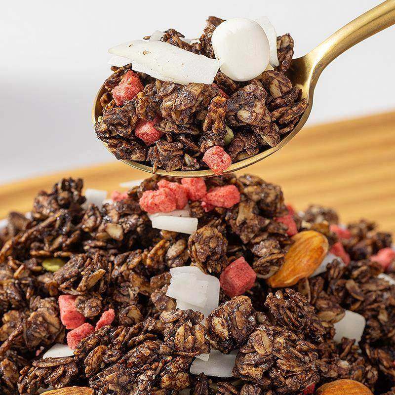 烘焙可可坚果燕麦片脆干吃即食营养代餐麦片拌酸奶网红轻食冲泡,淘宝优惠券,粉丝福利购,淘宝优惠卷