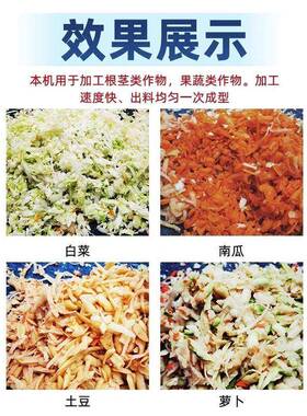 多功能切丝机养殖擦丝机蔬菜瓜果饲料电动刨丝机碎菜机蔬菜粉碎机