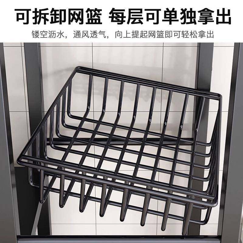 厨房置物架落地多层收纳架多功能蔬菜篮子微波炉烤箱货架储物架子,淘宝优惠券,粉丝福利购,淘宝优惠卷