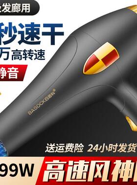 发廊专用超大风力电吹风机理发店家用大功率三插头负离子速干风筒