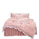 Bubble yarn full cotton wash cotton bed four-piece set pure cotton bed sheet quilt cover spring and summer fresh solid color bedding products